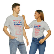 Thank you Biden Harris Unisex Jersey Short Sleeve Tee