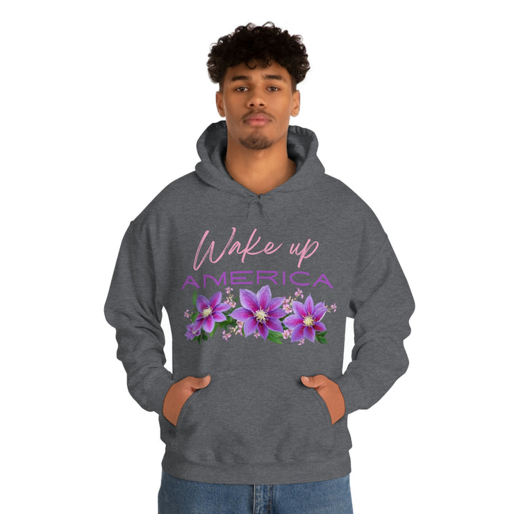 Wake up America unisex Heavy Blend™ Hooded Sweatshirt