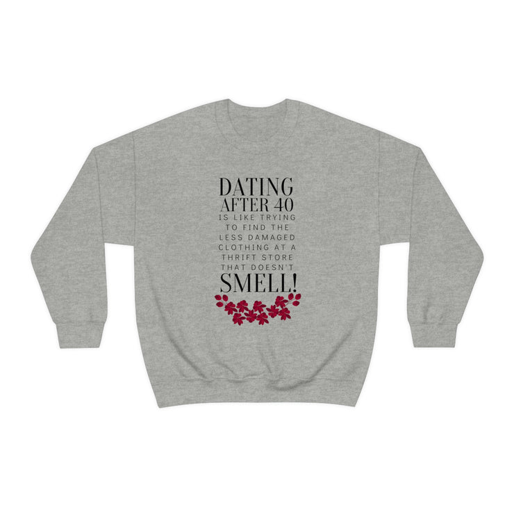 Dating after 40 Unisex Heavy Blend™ Crewneck Sweatshirt