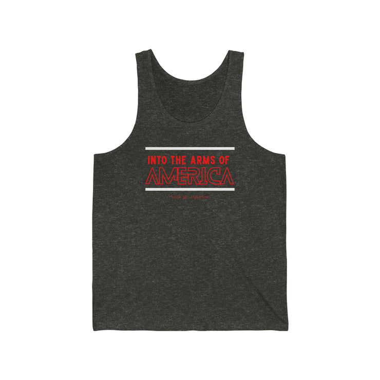 Into the arms of America unisex Jersey Tank