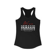 We are human women's Ideal Racerback Tank