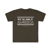 Into the arms of America unisex Softstyle T-Shirt