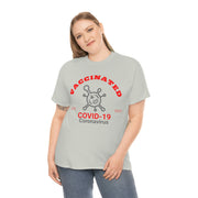 Vaccinated Covid-19 2020-2023 unisex Heavy Cotton Tee