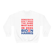 Democrats don't make the same mistake Biden Harris unisex Heavy Blend™ Crewneck Sweatshirt
