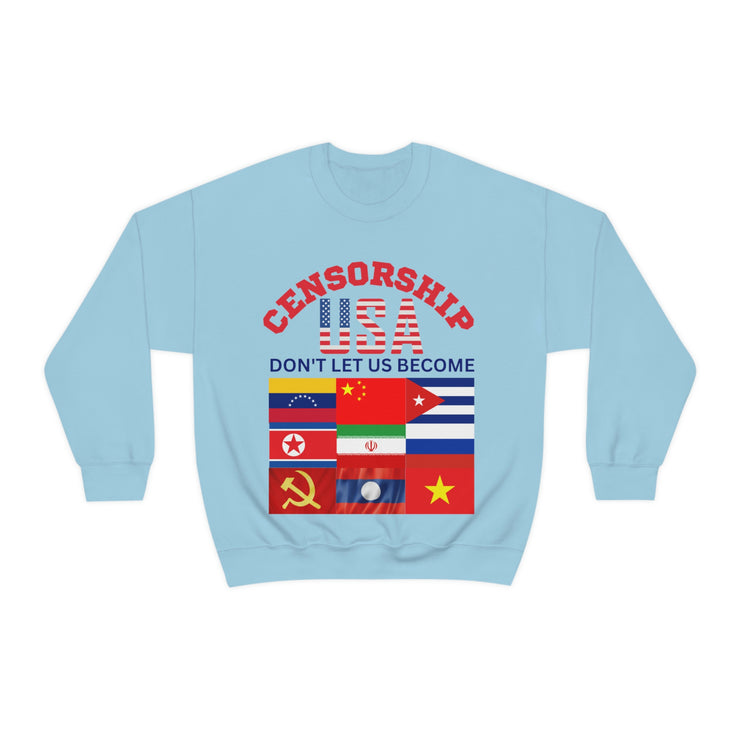 Censorship unisex Heavy Blend™ Crewneck Sweatshirt