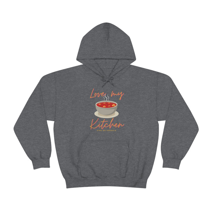 Love me soup kitchen unisex Heavy Blend™ Hooded Sweatshirt