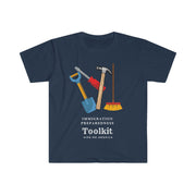 Immigration preparedness tool kit unisex Softstyle T-Shirt