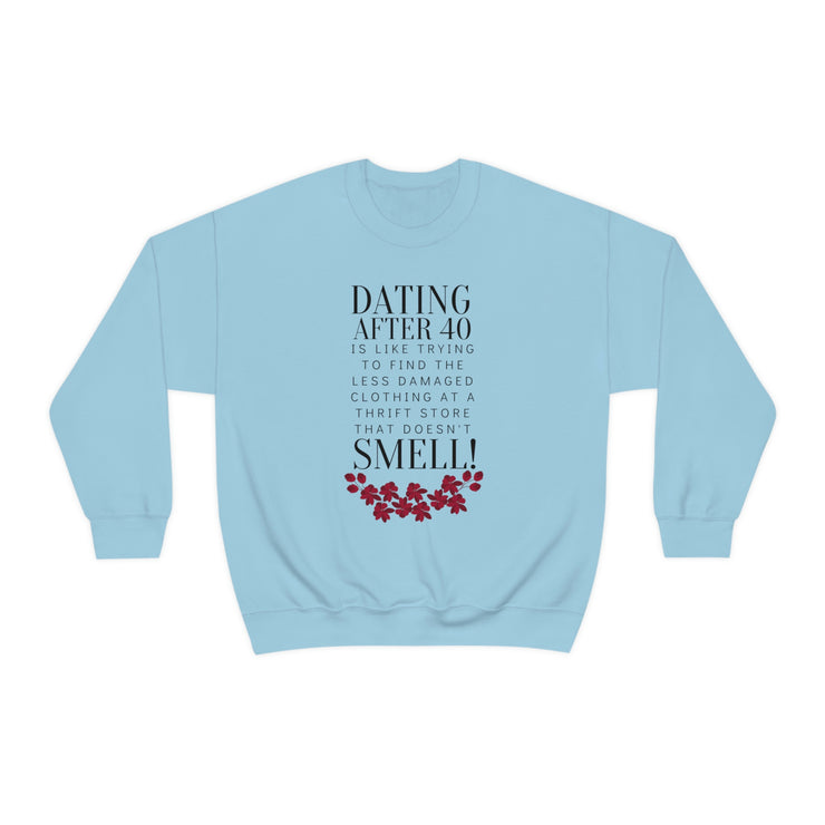 Dating after 40 Unisex Heavy Blend™ Crewneck Sweatshirt