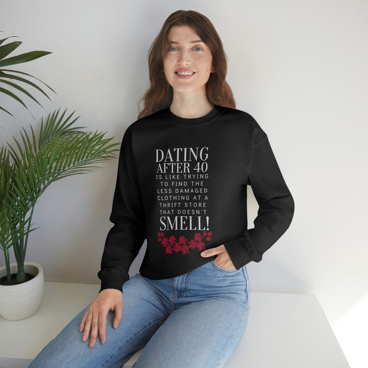 Dating after 40 Unisex Heavy Blend™ Crewneck Sweatshirt