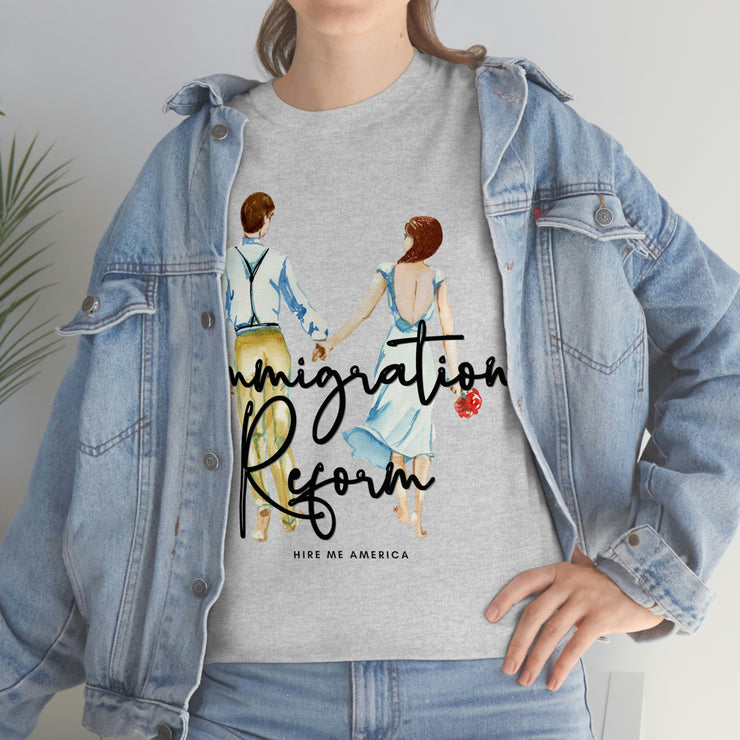 Immigration reform unisex Heavy Cotton Tee