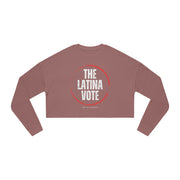 The latina vote women's Cropped Sweatshirt