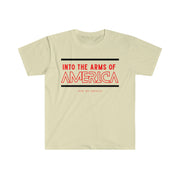 Into the arms of America unisex Softstyle T-Shirt