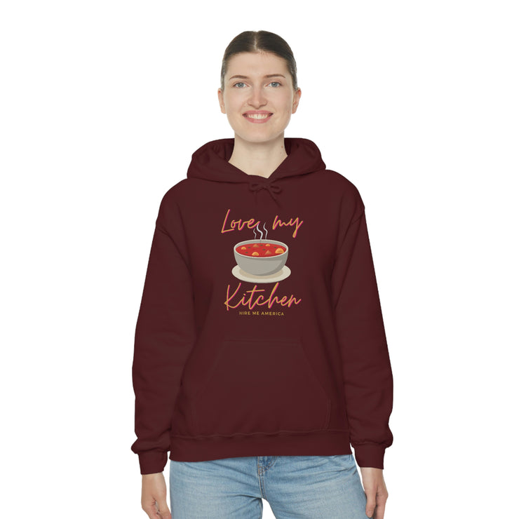 Love me soup kitchen unisex Heavy Blend™ Hooded Sweatshirt