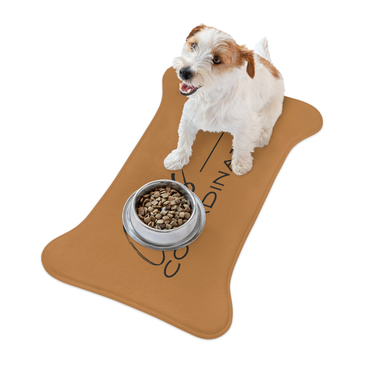 Chaos coordinator brown Pet Feeding Mats