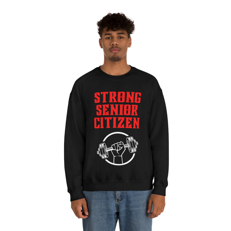 Strong Senior Citizen Unisex Heavy Blend™ Crewneck Sweatshirt