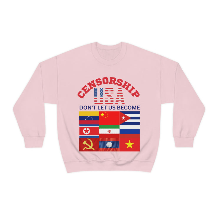 Censorship unisex Heavy Blend™ Crewneck Sweatshirt