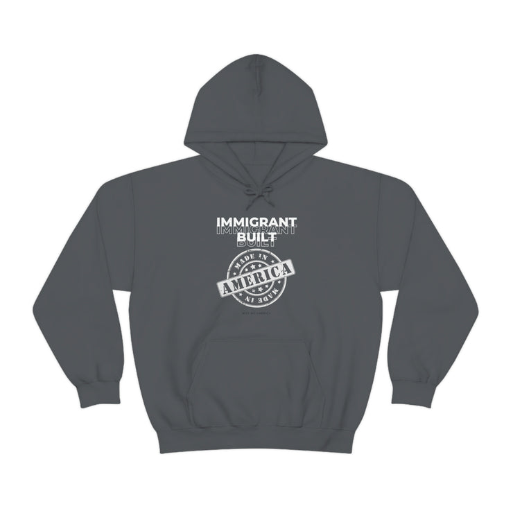 Immigrant Built Made in America unisex Heavy Blend™ Hooded Sweatshirt