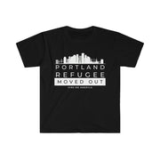 Portland Refugee Moved out unisex Softstyle T-Shirt