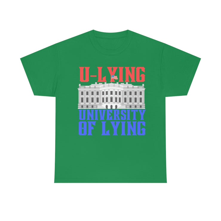 University of Lying Unisex Heavy Cotton Tee