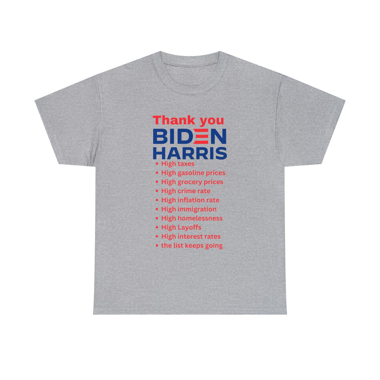 Thank you Biden Harris unisex Heavy Cotton Tee