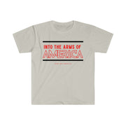 Into the arms of America unisex Softstyle T-Shirt