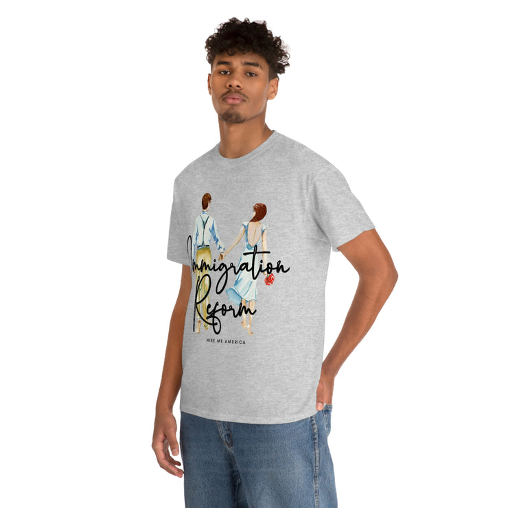 Immigration reform unisex Heavy Cotton Tee