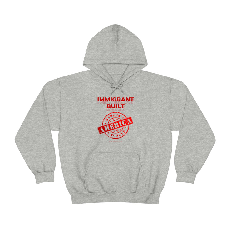 Immigrant Built Made in America unisex Heavy Blend™ Hooded Sweatshirt