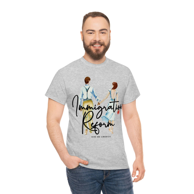 Immigration reform unisex Heavy Cotton Tee