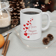 Amor pellizcame que yo te amo Ceramic Mug 11oz