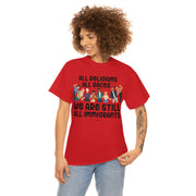 All religions all races we are still all immigrants unisex Heavy Cotton Tee