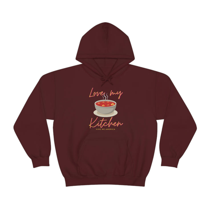 Love me soup kitchen unisex Heavy Blend™ Hooded Sweatshirt