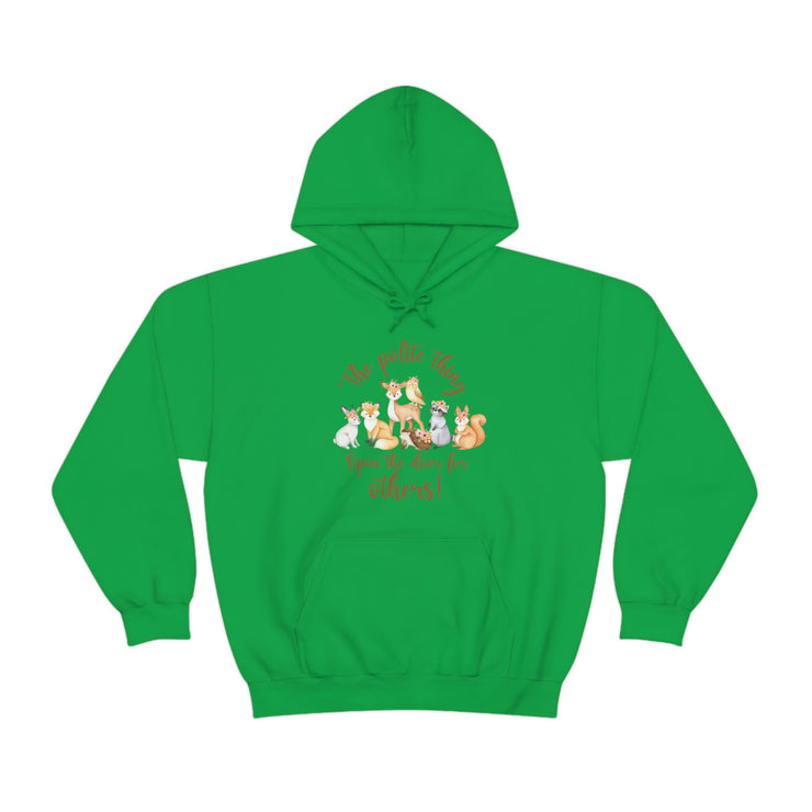 The polite thing Unisex Heavy Blend™ Hooded Sweatshirt