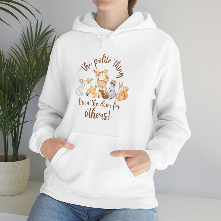 The polite thing Unisex Heavy Blend™ Hooded Sweatshirt