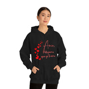 Amor Pellizcame que yo te amo Unisex Heavy Blend™ Hooded Sweatshirt