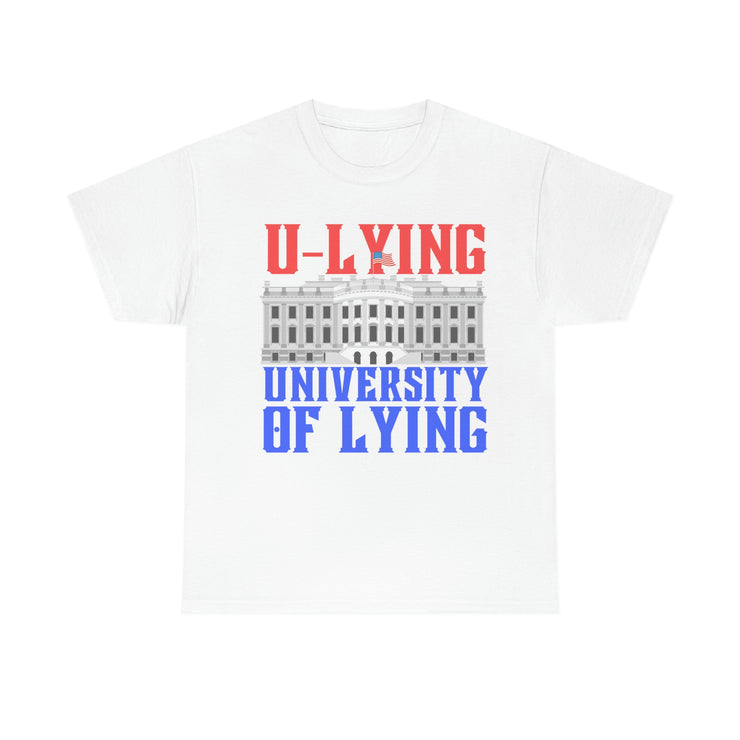 University of Lying Unisex Heavy Cotton Tee