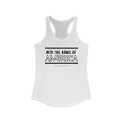 Into the arms of America women's Ideal Racerback Tank