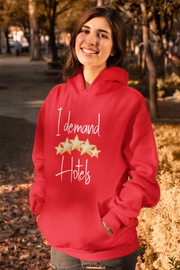 I demand 5-star hotels unisex Heavy Blend™ Hooded Sweatshirt