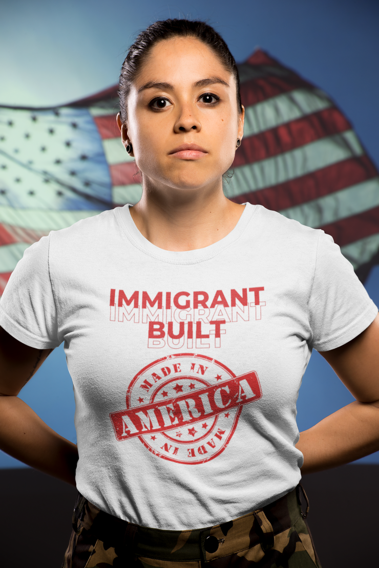 Immigrant Built Made in America unisex Heavy Cotton Tee