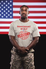 Immigrant Built Made in America unisex Heavy Cotton Tee