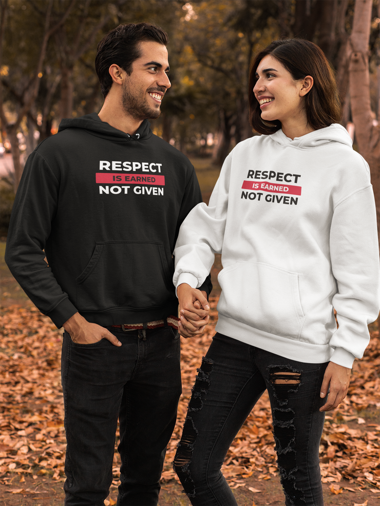Respect is earned not given unisex Heavy Blend™ Hooded Sweatshirt