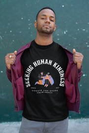 Seeking human kindness unisex Heavy Cotton Tee