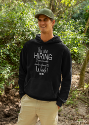 We are hiring if you're willing and able to work men's NUBLEND® Hooded Sweatshirt