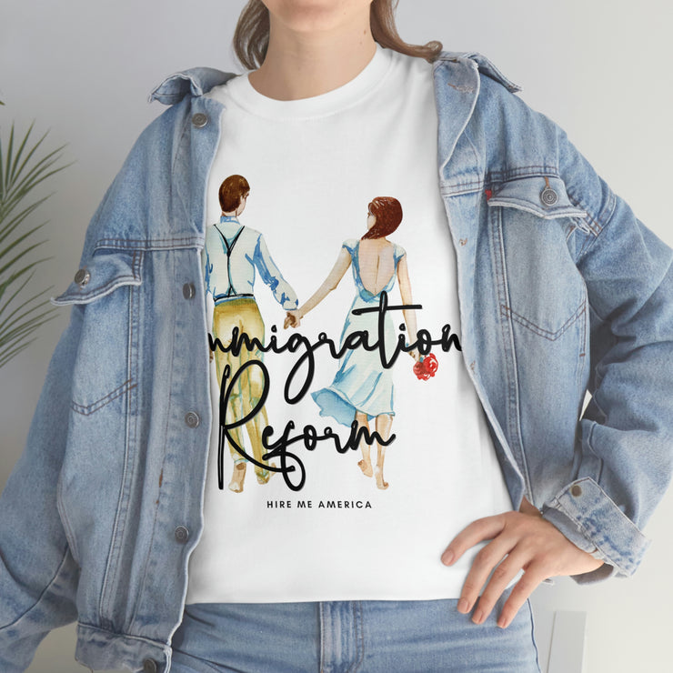 Immigration reform unisex Heavy Cotton Tee