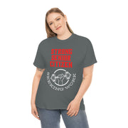 Strong Senior Citizen seeking work Unisex Heavy Cotton Tee