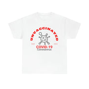 Unvaccinated Covid-19 2020-2023 unisex Heavy Cotton Tee