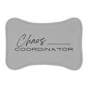 Chaos Coordinator gray Pet Feeding Mats