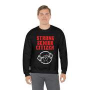 Strong Senior Citizen Unisex Heavy Blend™ Crewneck Sweatshirt