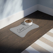 Chaos Coordinator gray Pet Feeding Mats