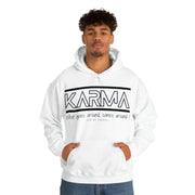 Karma what goes around comes around unisex Heavy Blend™ Hooded Sweatshirt