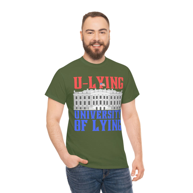 University of Lying Unisex Heavy Cotton Tee